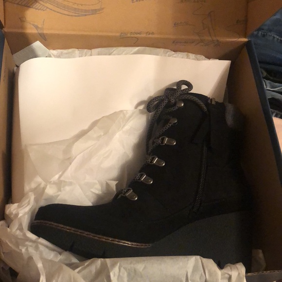 LADA WEDGE BOOTIE Dr. Scholl’s Sise 7.5 - Picture 3 of 4